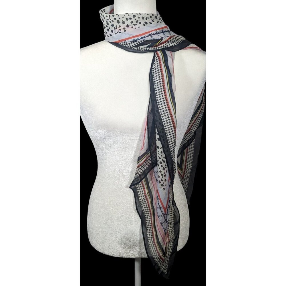 Preppy Multi Pattern Super Soft Lightweight Scarf - image 4
